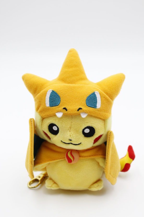Pikachu Mega Glurak Y Mascot Poncho Plüschtier Pokemon Original Japan Pokemon Center