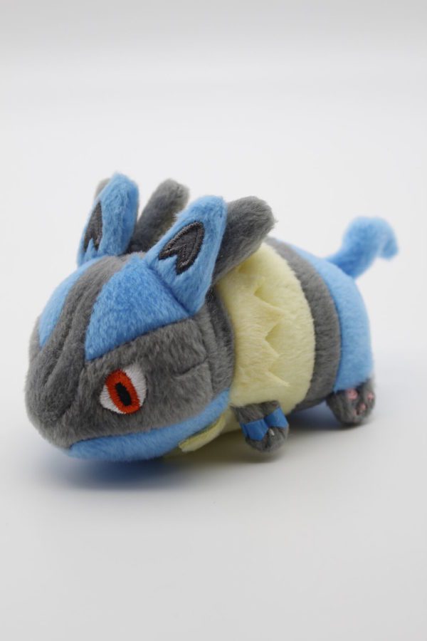 Lucario rollend Plüschtier Pokemon Original Japan Banpresto 2019 – Bild 4