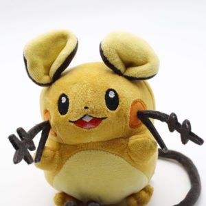 Dedenne lachend Plüschtier Pokemon Original Japan Takara Tomy