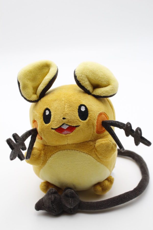 Dedenne lachend Plüschtier Pokemon Original Japan Takara Tomy