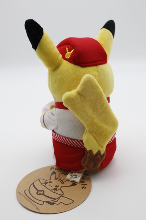 Pikachu Waitress Plüschtier Pokemon Cafe Original Japan Pokemon Center 2018 – Bild 3