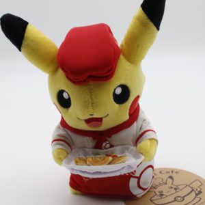 Pikachu Waitress Plüschtier Pokemon Cafe Original Japan Pokemon Center 2018