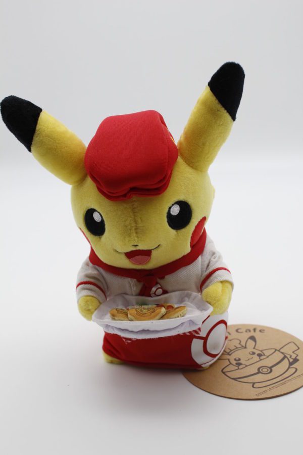 Pikachu Waitress Plüschtier Pokemon Cafe Original Japan Pokemon Center 2018