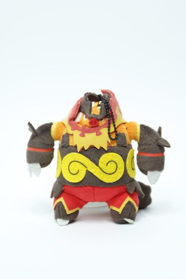 Flambirex stehend Anhänger Plüschtier Pokemon Original Japan Banpresto