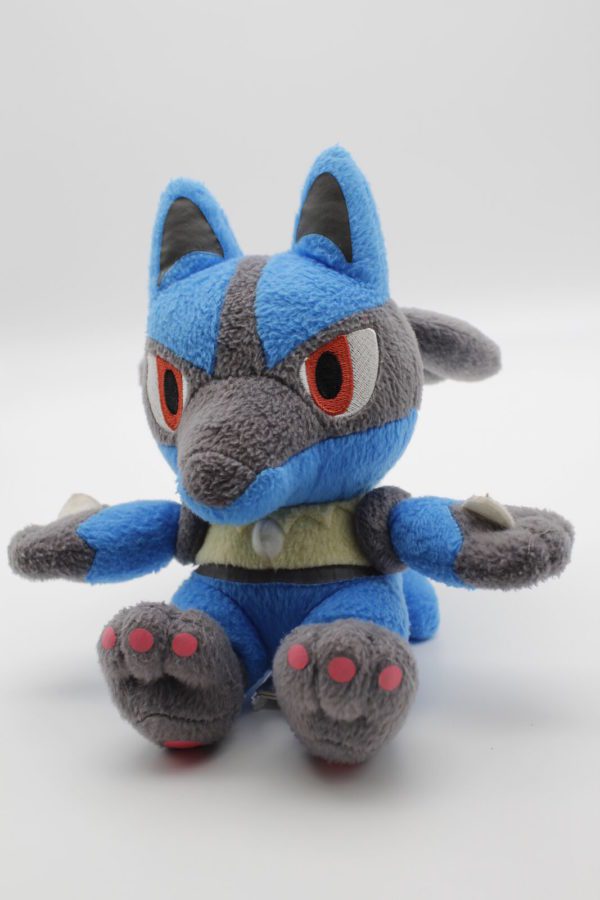Lucario rund Plüschtier Pokemon Original Japan Banpresto 2010