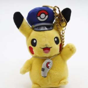 Pikachu Bahnhofchef Mascot Plüschtier Pokemon Original Japan Pokemon Center 2014