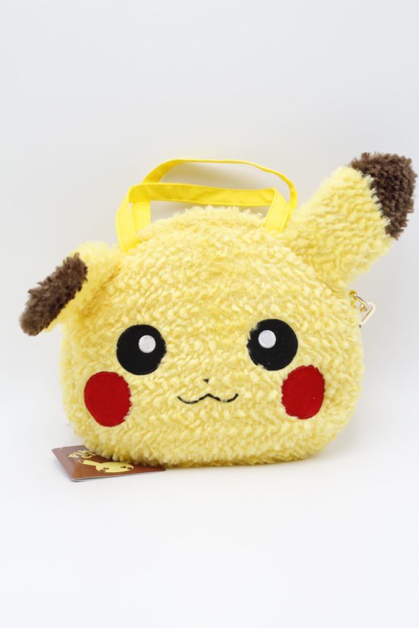 Pikachu Tasche Kuschelfell Plüschtier 3Way Original Japan Pokemon Center 2018