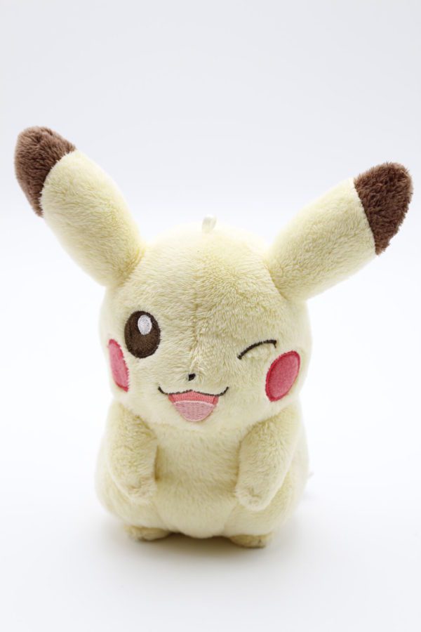 Pikachu zwinkernd Plüschtier I love Pokemon Original Japan Banpresto 2012
