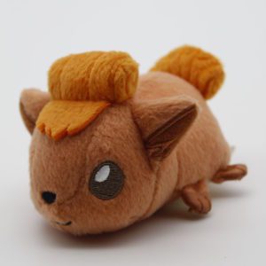 Vulpix rollend Plüschtier Pokemon Original Japan Banpresto 2019