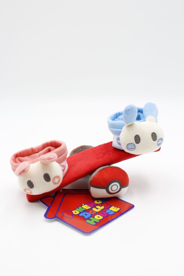 Plusle Minun Wippe Plüschtier Pokemon Original Japan Pokemon Center 2022