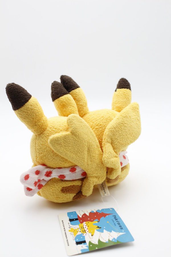 Pikachu little tales muffler Plüschtier Original Japan Pokemon Center 2014 – Bild 4