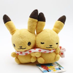 Pikachu little tales muffler Plüschtier Original Japan Pokemon Center 2014