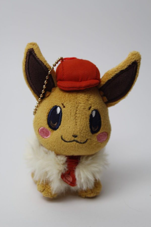 Evoli Plüschtier mit Schild Pokemon Cafe Mix Original Japan Pokemon Center