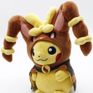 Pikachu Mega Schlapor Poncho Plüschtier Original Japan Pokemon Center 2016
